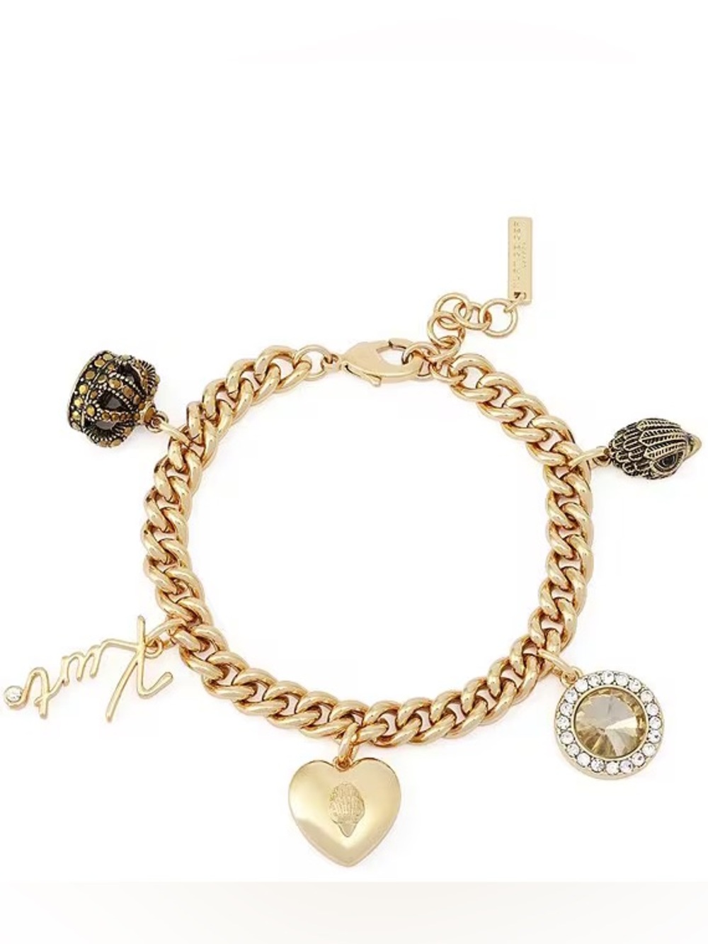 Kurt Geiger Iconic Signature Charms Line Bracelet